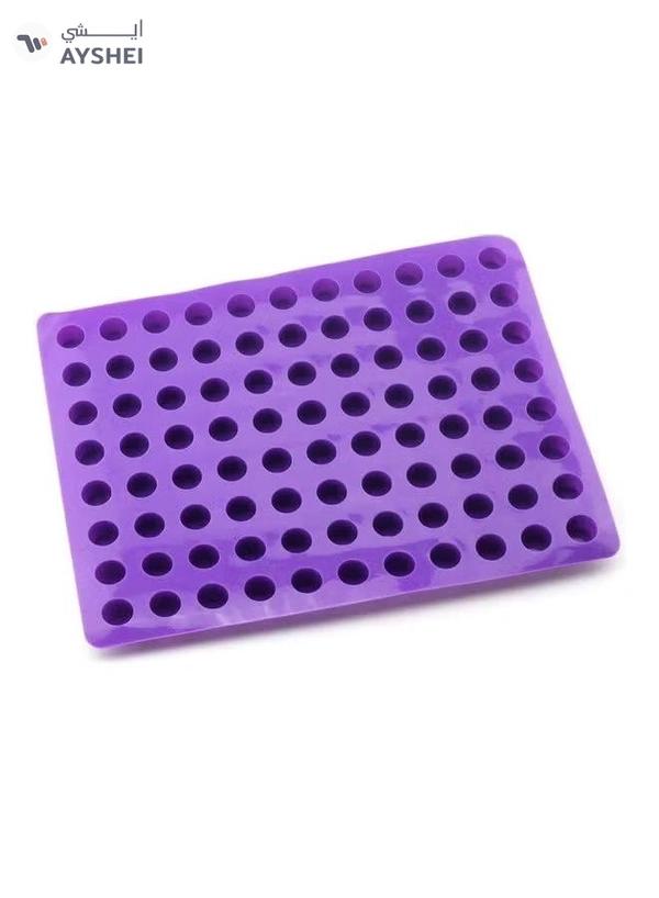XiuWoo 88-Cavity Silicone Baking Mould Purple 17.76x11.22inch