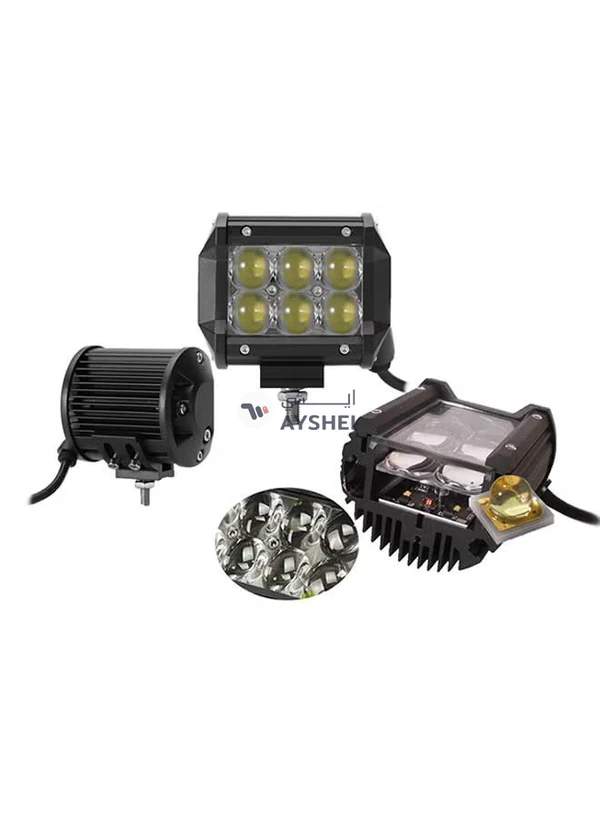 Generic 2-Piece LED Car Flood Work Light