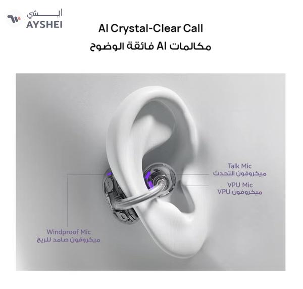 HUAWEI FreeClip Wireless Earphones, Bluetooth Earbuds