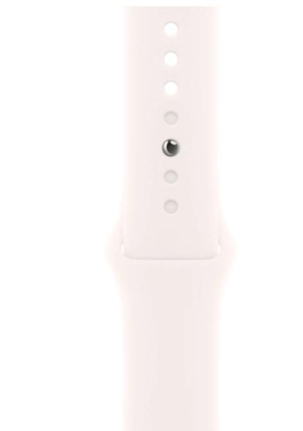 Apple Watch Series 10 GPS + Cellular 46mm Rose Gold Aluminium Case With Light Blush Sport Band