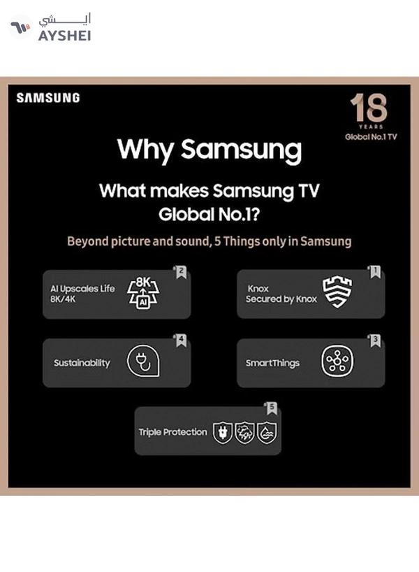 Samsung 43 Inch Full HD Smart TV | Android | Built In Receiver | 50HZ | UA43T5300AUXUM / UA43T5300A Black