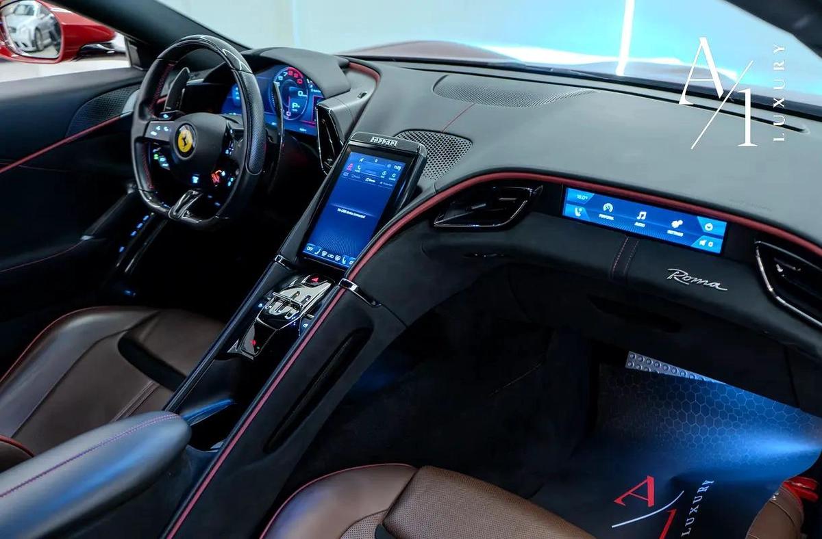 2021 Ferrari Roma, With Warranty Service Contract, Carbon Fibre Package, GCC Spec-11-11