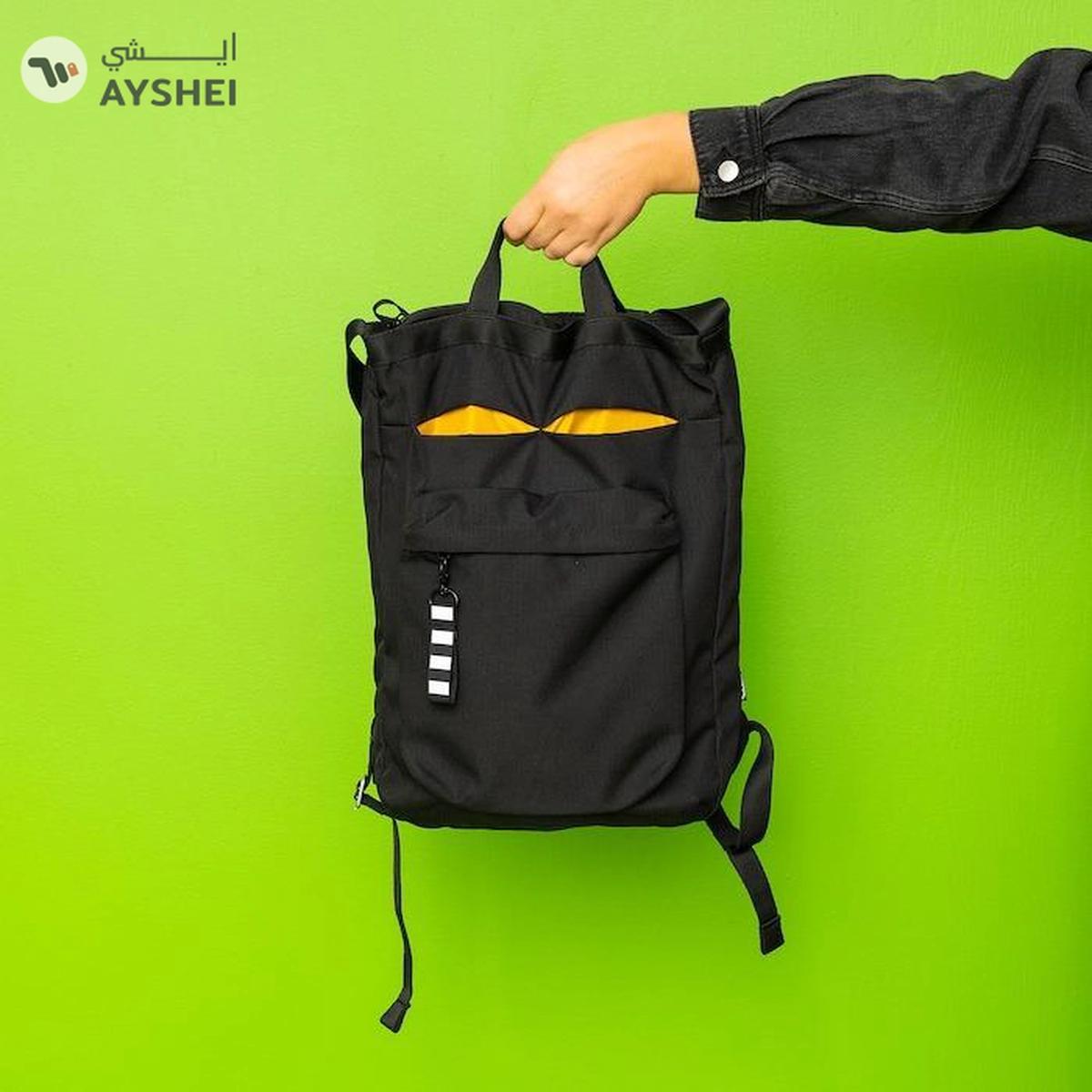 IKEA VÄRLDENS Travel Tote Bag, Black, 28x12x44 cm, 16L-5-5