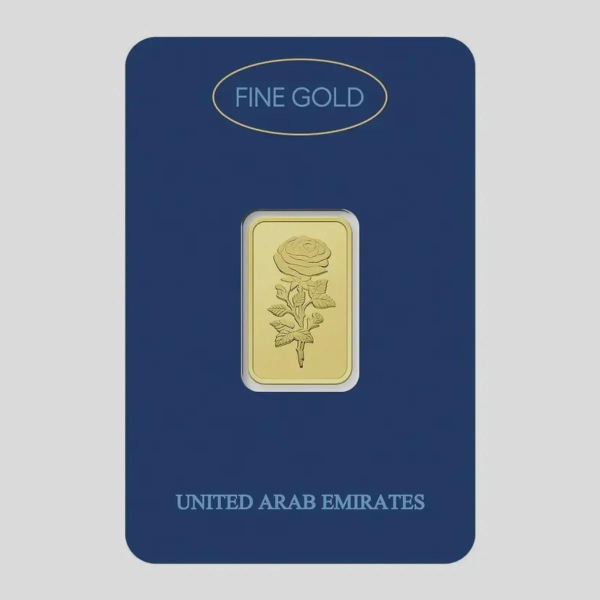Dubai Gold 10 Grams Pure 999.9 Fine Gold Bar - Variable Design-3-3