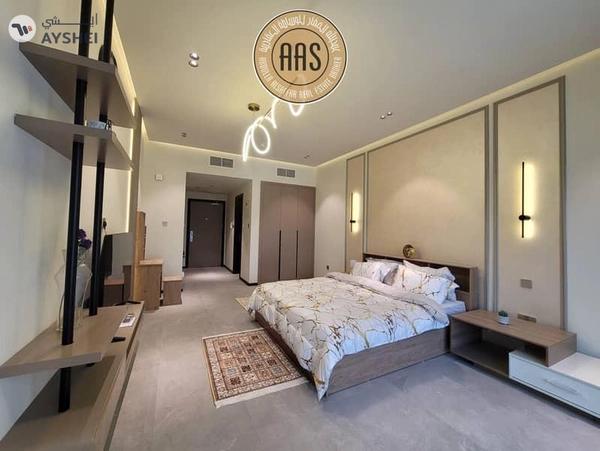 BRAND NEW FURNISHED STUDIO WITH BALCONY & POOL VIEW IN CENTER OF ARJAN