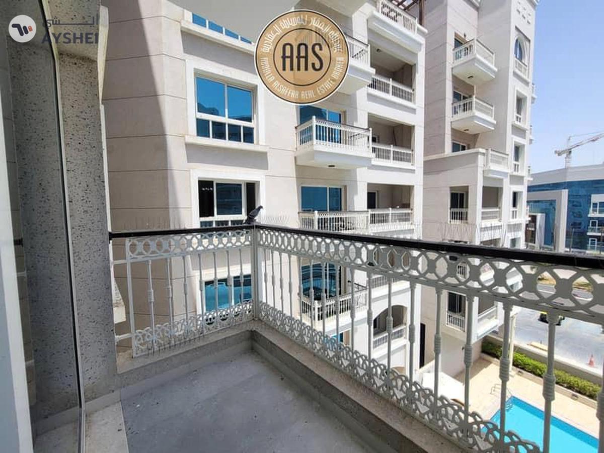 BRAND NEW FURNISHED STUDIO WITH BALCONY & POOL VIEW IN CENTER OF ARJAN-9-9