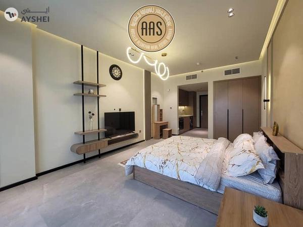 BRAND NEW FURNISHED STUDIO WITH BALCONY & POOL VIEW IN CENTER OF ARJAN