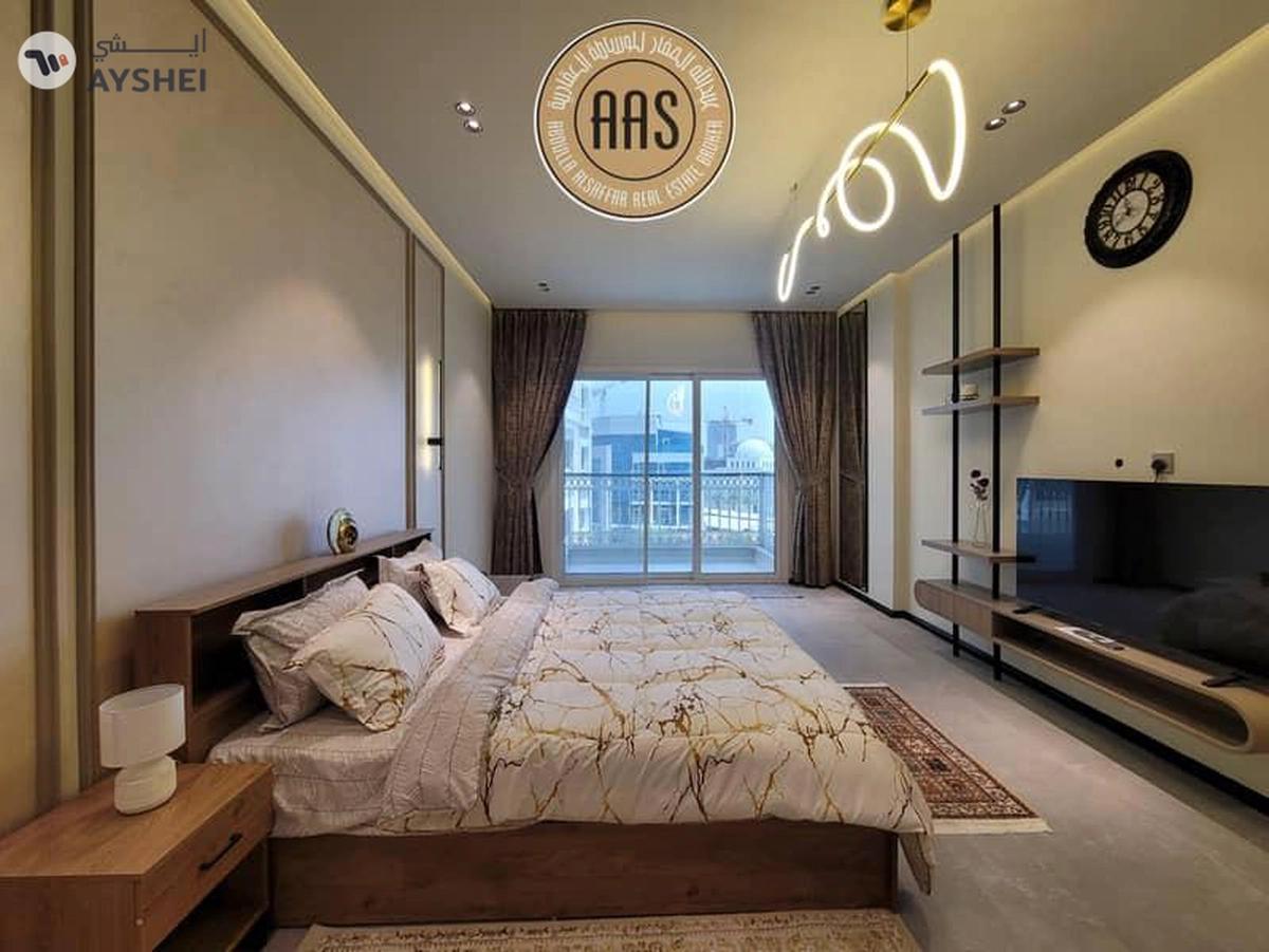 BRAND NEW FURNISHED STUDIO WITH BALCONY & POOL VIEW IN CENTER OF ARJAN-1-landscape