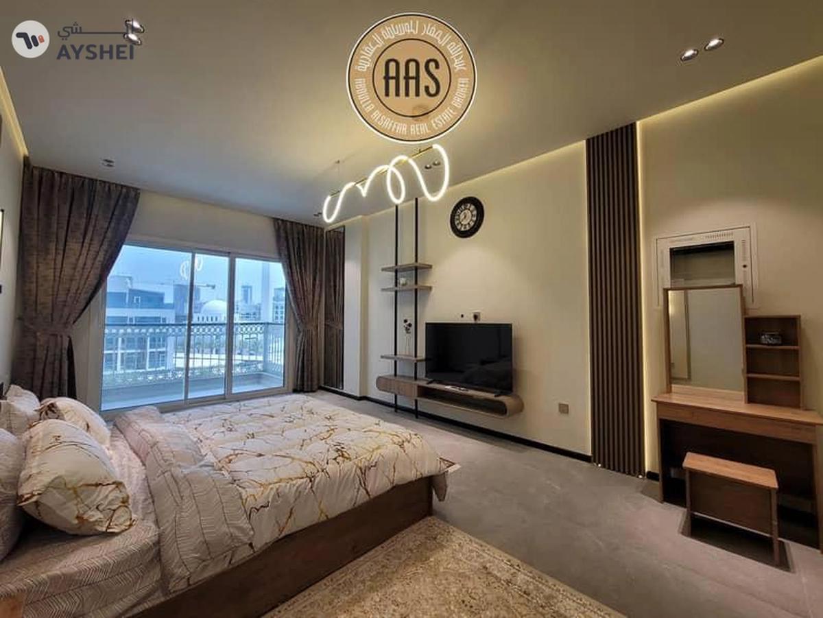 BRAND NEW FURNISHED STUDIO WITH BALCONY & POOL VIEW IN CENTER OF ARJAN-4-4