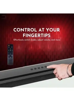 JVC 40 Inch Edgeless Full HD LED Android Smart TV with Dolby Audio + SOUNDBAR Black Bundle