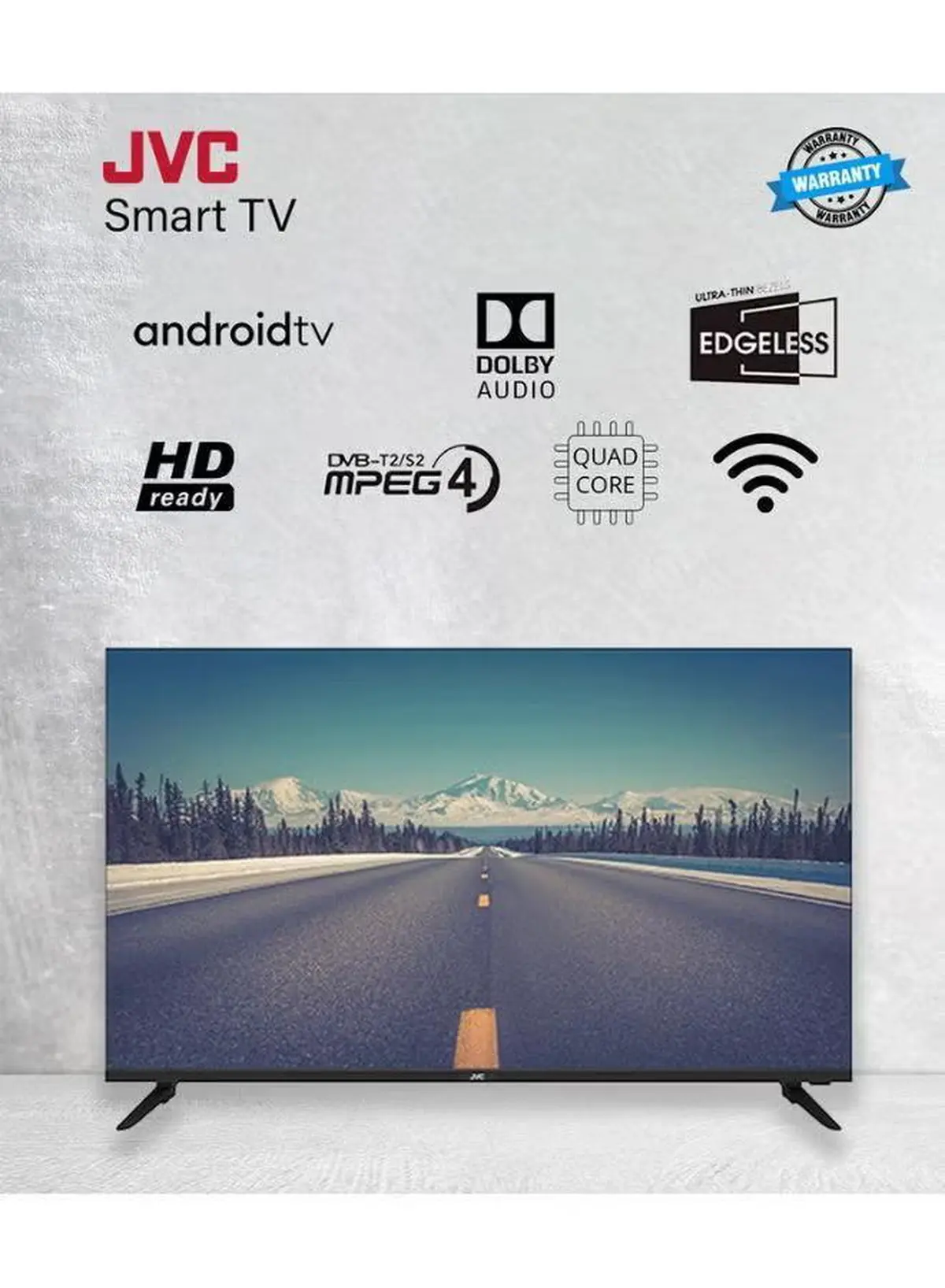 JVC 40 Inch Edgeless Full HD LED Android Smart TV with Dolby Audio + SOUNDBAR Black Bundle-5-5