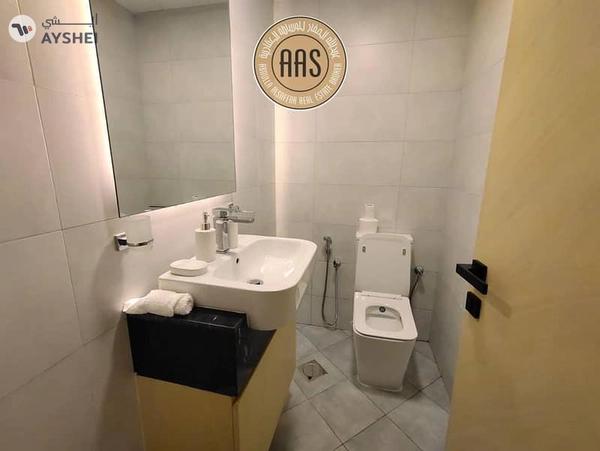 Brand new furniture 1bhk 2bathrooms in 95k balcony wardrobes 1parking free