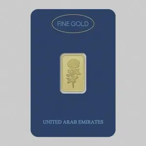 Dubai Gold 5 Grams Pure 999.9 Fine Gold Bar