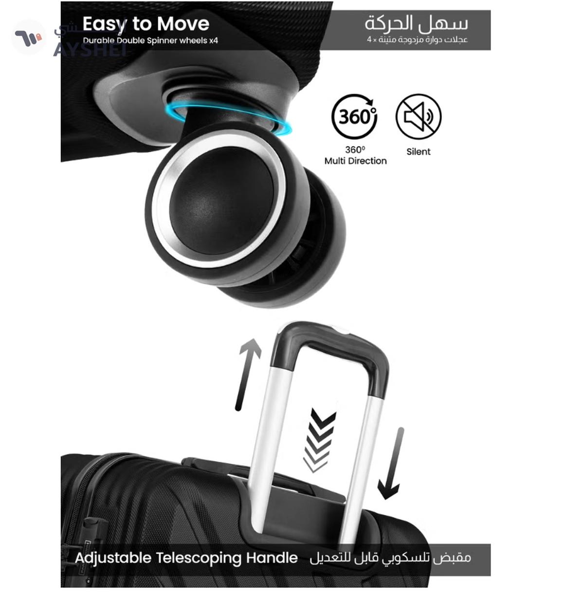 PARAJOHN Prisma Series Set of 3 Luggage-4-4