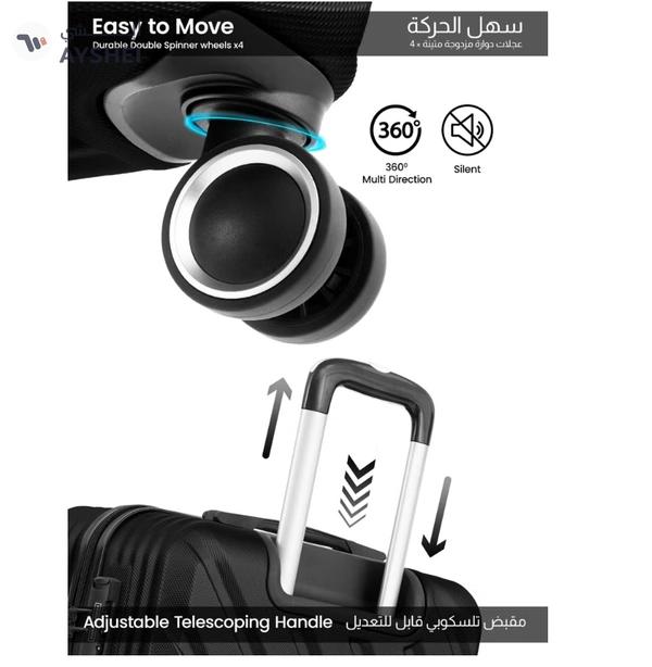 PARAJOHN Prisma Series Set of 3 Luggage