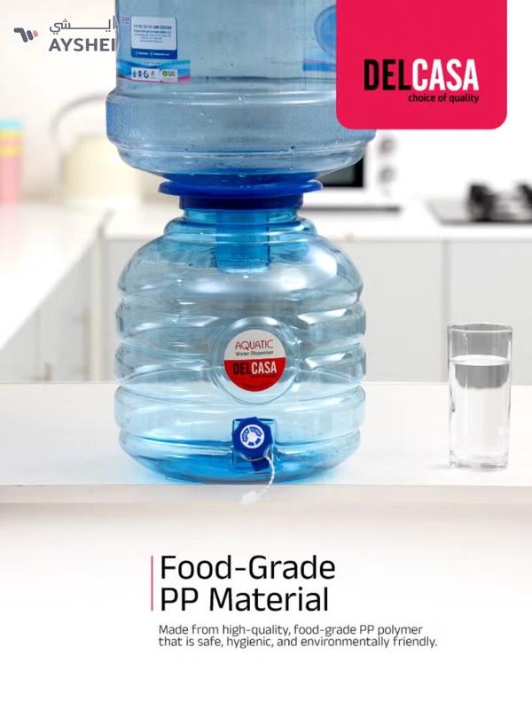 DELCASA 20L Water Dispenser | Food-Grade PP Polymer Material | Non-Dust Adhesive & Bacteria-Resistant Design | Leak-Proof, Easy to Install & Cost-Effective Blue