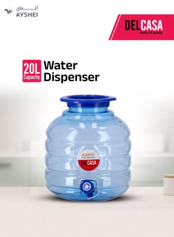 DELCASA 20L Water Dispenser | Food-Grade PP Polymer Material | Non-Dust Adhesive & Bacteria-Resistant Design | Leak-Proof, Easy to Install & Cost-Effective Blue
