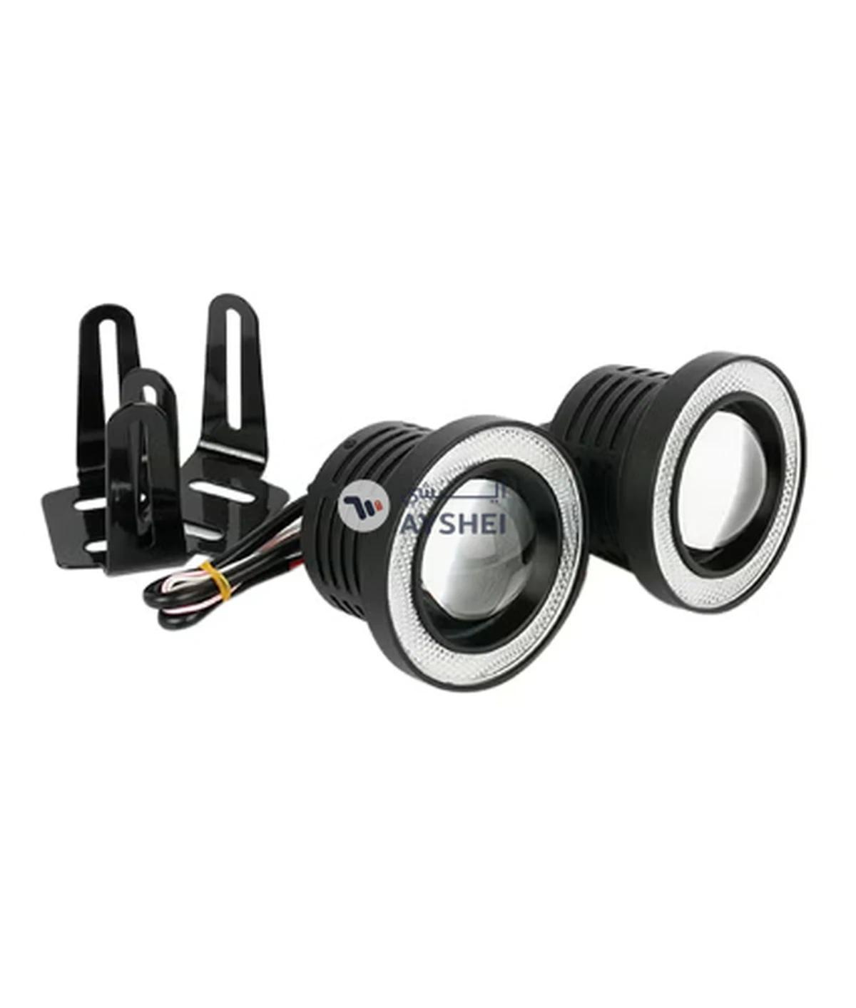 OUTAD 2-Piece Angel Eyes Daytime Running Car Light-0-0