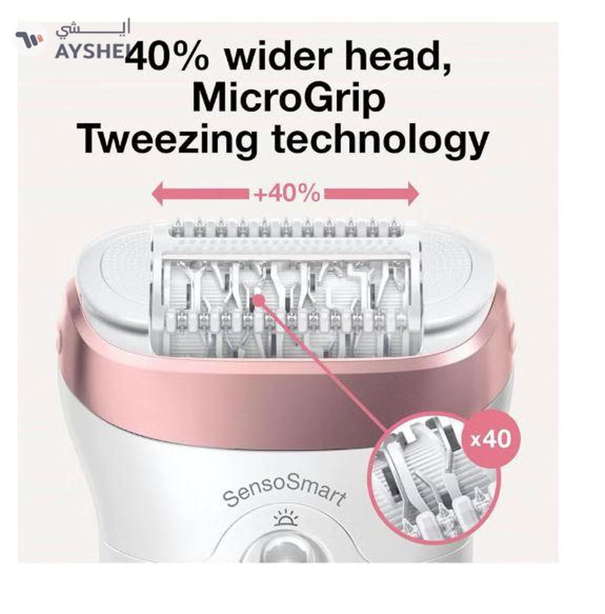 BRAUN Silk-Epil Beauty Set 9 9-985 Deluxe Cordless Wet & Dry Hair Removal Epilator White-4-4