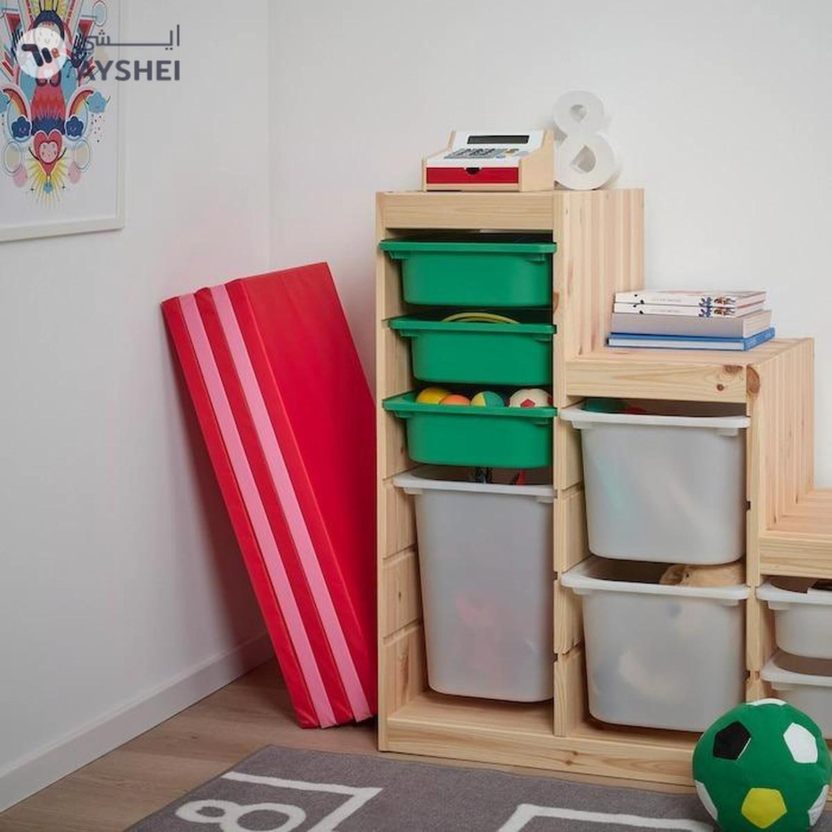 IKEA PLUFSIG Folding Gym Mat, Pink/Red, 78x185 cm-1-portrait