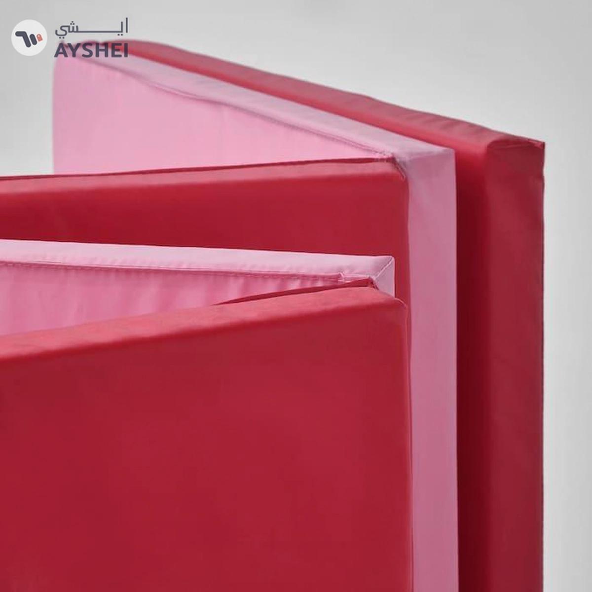 IKEA PLUFSIG Folding Gym Mat, Pink/Red, 78x185 cm-4-4