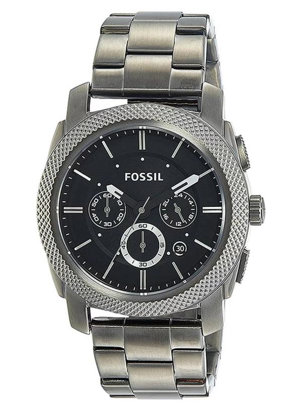 Fossil Men's Water Resistant Analog Watch FS4662 - 42 mm - Silver