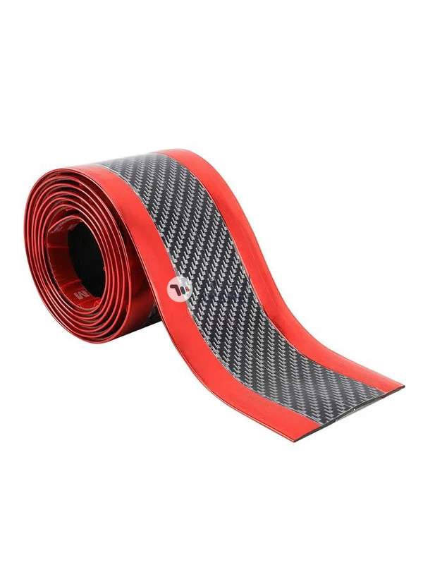 Generic Universal Electroplate Carbon Fibre Car Door Threshold Decoration Strip Decorative Sticker