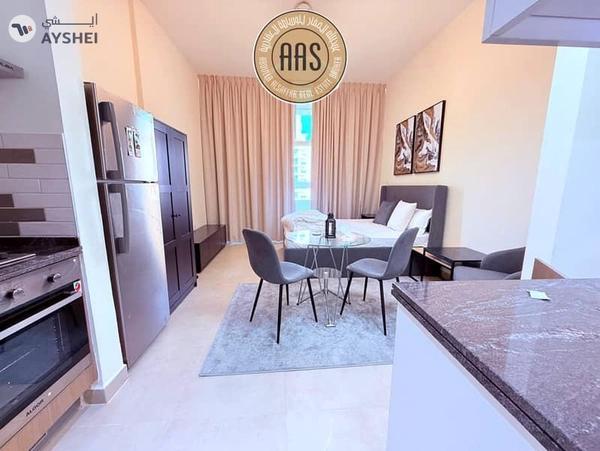 Chiller free brand new studio with fully furnished in Al furjan Dubai