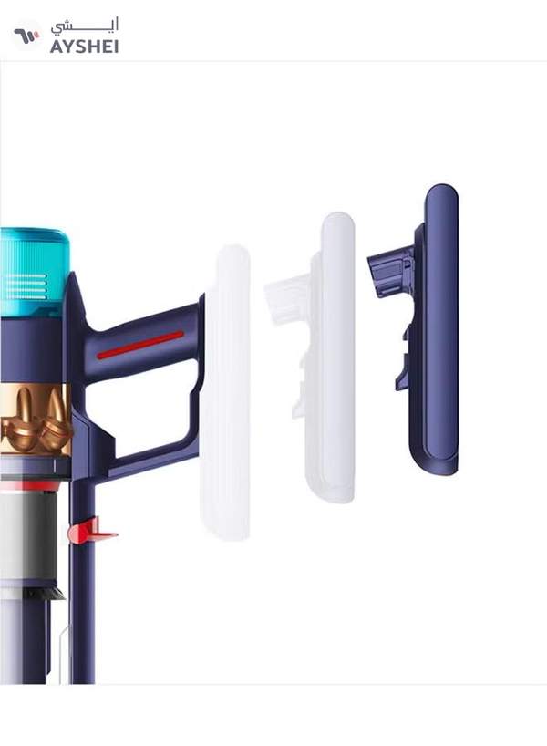 dyson Gen5detect Absolute most advance Cordless Vacuum technology with suction power of 262AW,up to 70 min run time, 4.5 hrs charging time, advance hepa Filtration 0.76 L 1.2 W Gen5detect Absolute prussian blue and copper