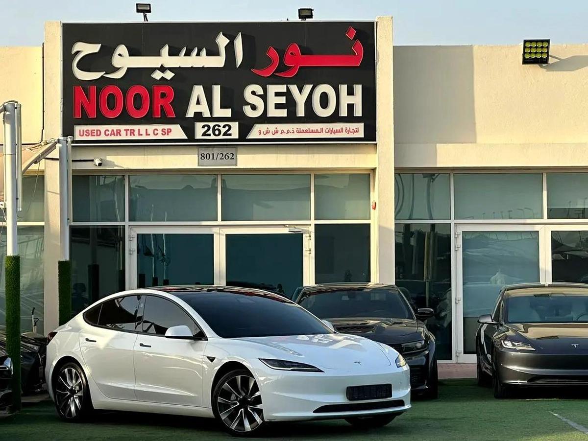 TESLA MODEL 3 LANG RANGE 2024 GCC FULL OPTION ORIGINAL PAINT UNDER WARRANTY-0-0