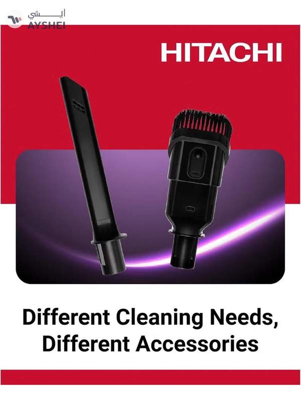 HITACHI Vacuum Cleaner Powerful Household Cordless Vacuum with versatile and low-noise 40Mins Runtime, Handheld Vacuum for Home Carpet, Floor, Stick Vacuum Cleaner,1 Year Warranty 250 W PV-X90NPWH White