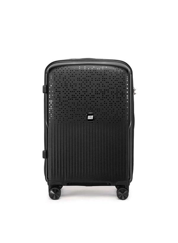 British Tourister 3 Piece Polypropylene Hard Side Spinner Luggage Trolley Set 20/24/28 Inch - Black