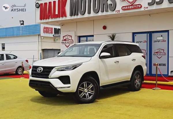 Toyota Fortuner 2022 model available @2000 monthly Emi with zero downpayment bank finance