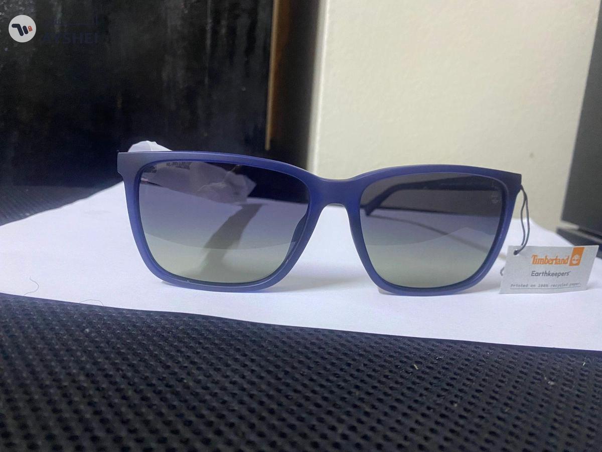 Timberland TB9280-H Polarized Men’s Sunglasses | Square Blue Acetate Frame-1-1