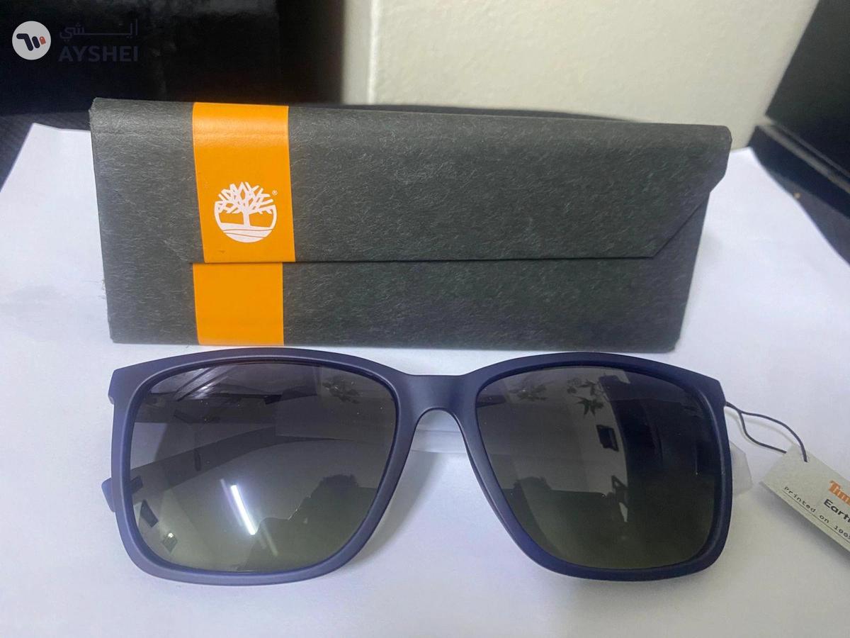 Timberland TB9280-H Polarized Men’s Sunglasses | Square Blue Acetate Frame-2-2