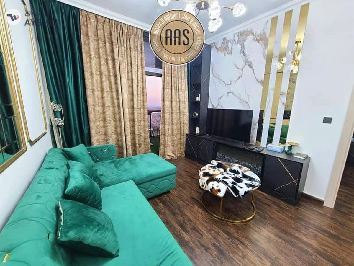 Elegant furnished 1bhk 2bathrooms in 100k balcony wardrobes 1parking-12-12