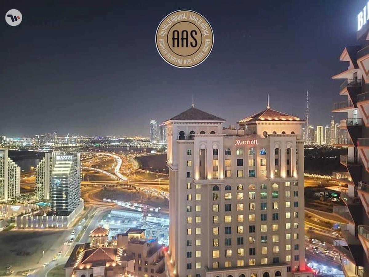 Elegant furnished 1bhk 2bathrooms in 100k balcony wardrobes 1parking-0-0