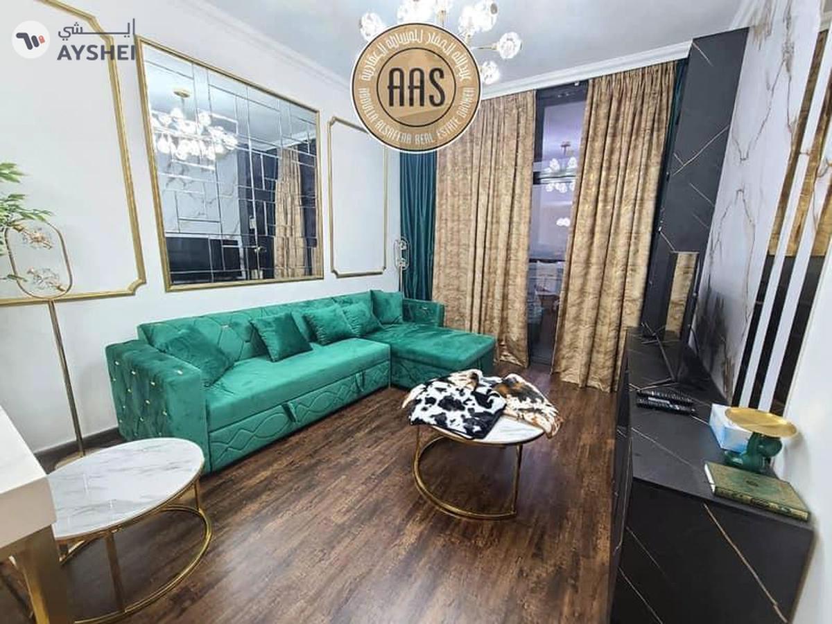 Elegant furnished 1bhk 2bathrooms in 100k balcony wardrobes 1parking-19-19