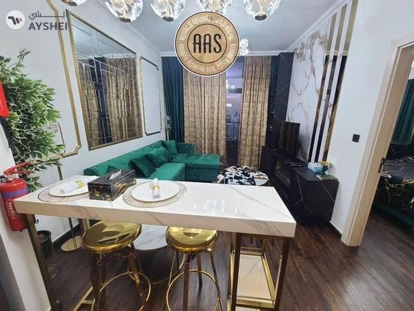 Elegant furnished 1bhk 2bathrooms in 100k balcony wardrobes 1parking