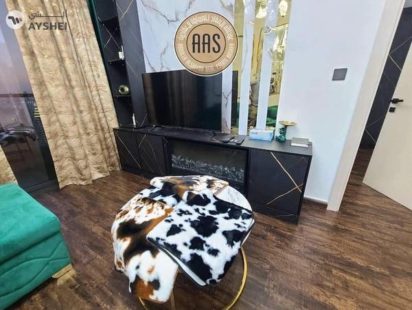 Elegant furnished 1bhk 2bathrooms in 100k balcony wardrobes 1parking