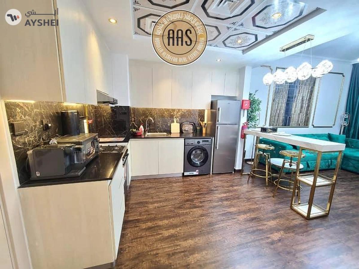 Elegant furnished 1bhk 2bathrooms in 100k balcony wardrobes 1parking-5-5