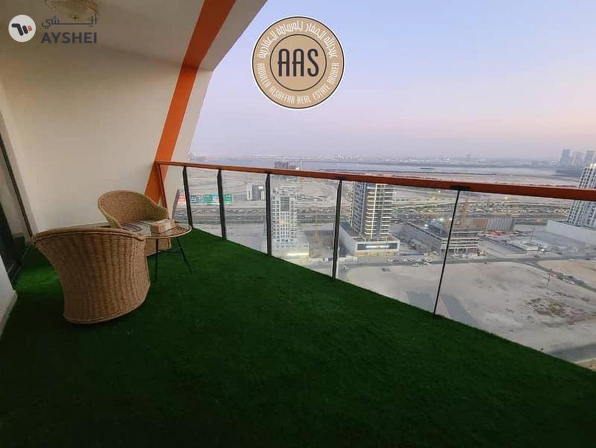 Elegant furnished 1bhk 2bathrooms in 100k balcony wardrobes 1parking-7-7