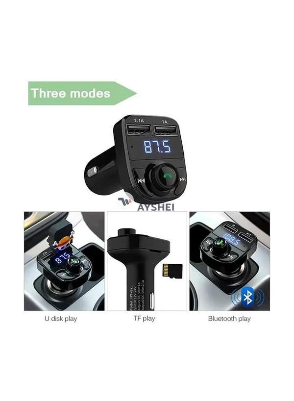 Generic Bluetooth Hands-free Car FM Transmitter Player With USB Charger