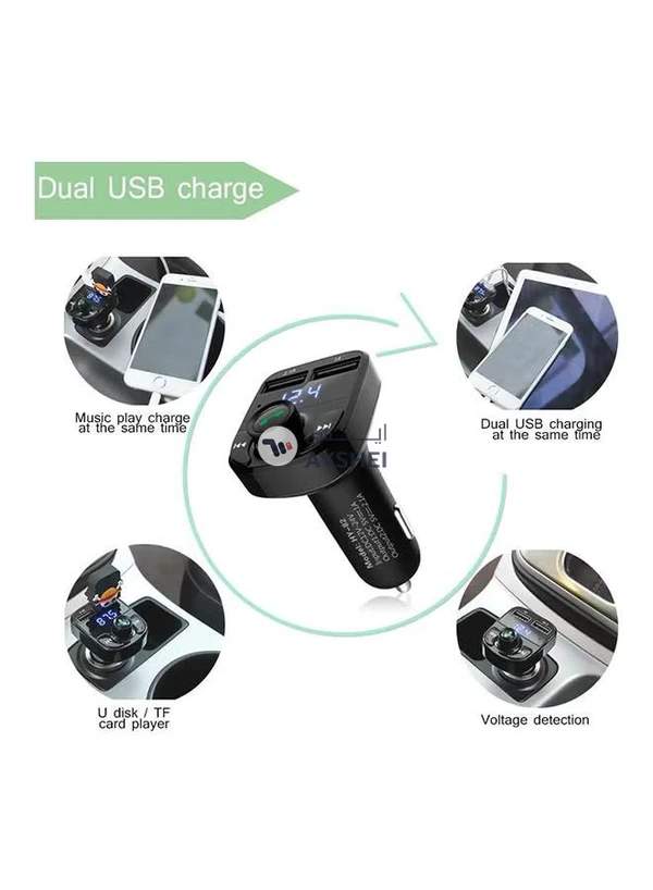 Generic Bluetooth Hands-free Car FM Transmitter Player With USB Charger