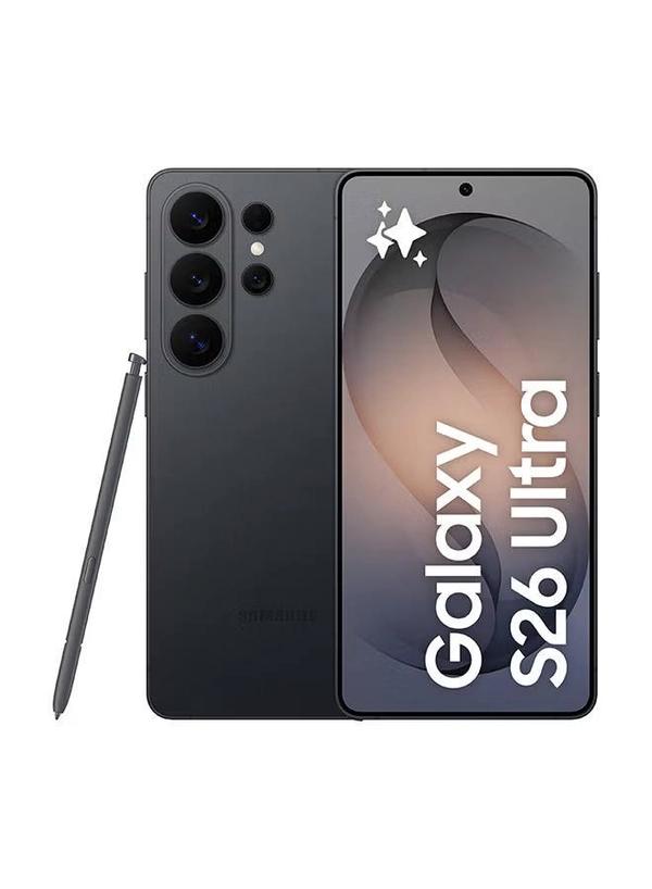 Samsung Galaxy S26 Ultra Dual SIM Black 12GB RAM 256GB 5G - Middle East Version