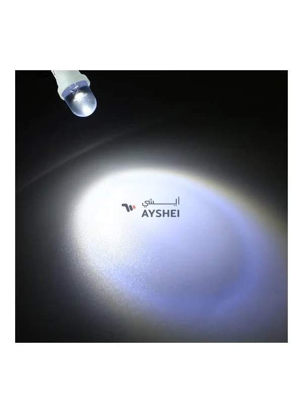 Generic 10Pcs/Set T10 White 12V LED 194 168 158 5W 6500K Side Car Auto Wedge Dashboard Light