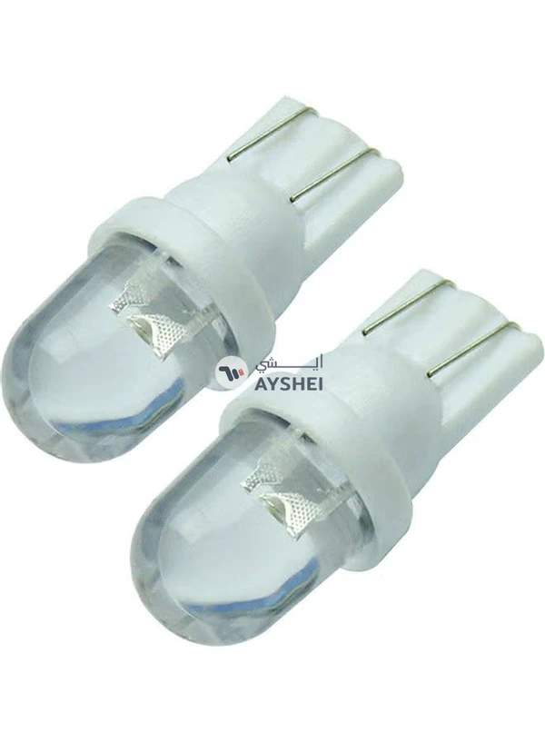 Generic 10Pcs/Set T10 White 12V LED 194 168 158 5W 6500K Side Car Auto Wedge Dashboard Light