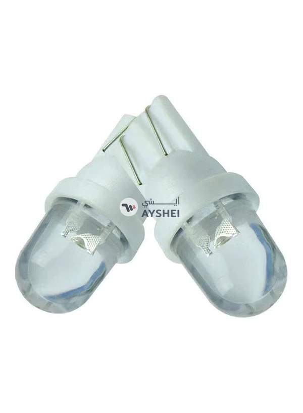 Generic 10Pcs/Set T10 White 12V LED 194 168 158 5W 6500K Side Car Auto Wedge Dashboard Light