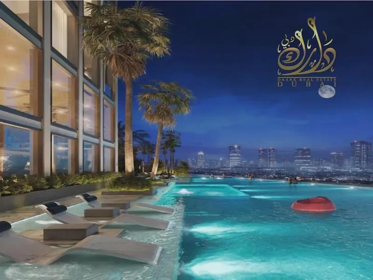 Furnished 1BR Apartment | Binghatti Titania | Balcony & Skyline View-14-14