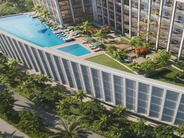 Furnished 1BR Apartment | Binghatti Titania | Balcony & Skyline View